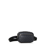 Louis Vuitton Damier Anfini Ambrel Body Bag Handbag 2way Black