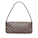 Louis Vuitton Damier Recoleta Shoulder Bag Ebene Brown