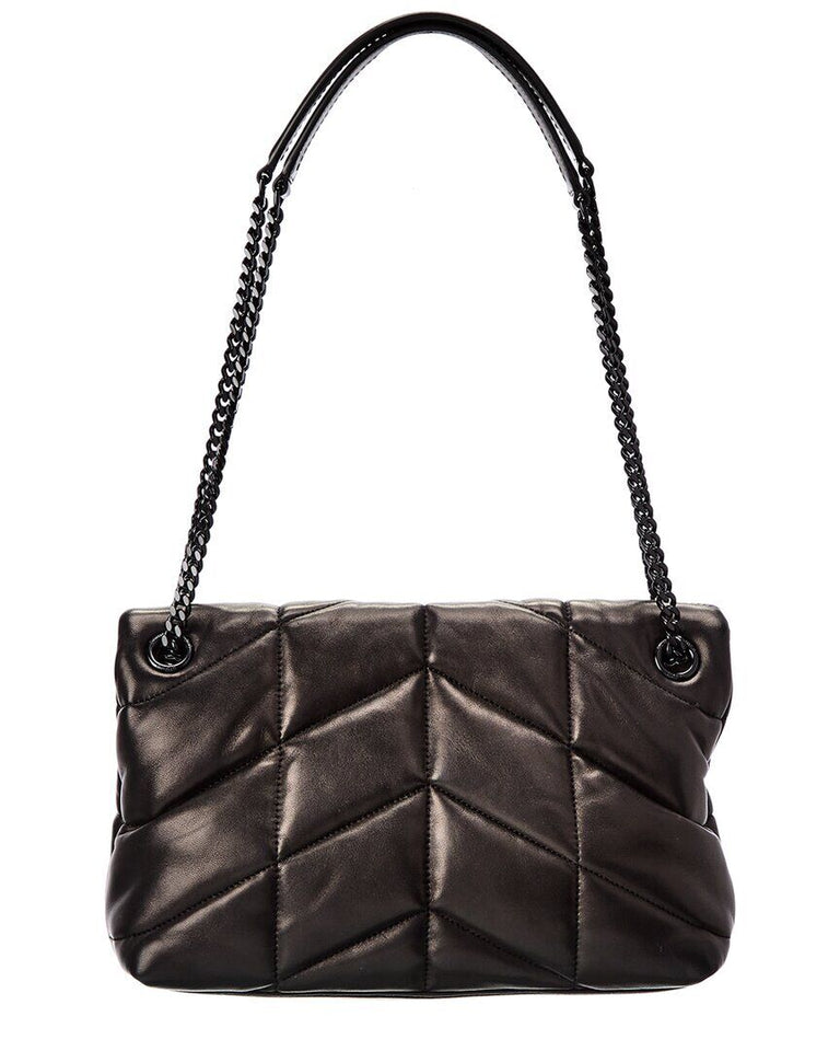 Saint Laurent- Loulou Puffer Small Leather Shoulder Bag Women's