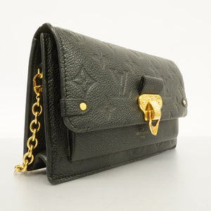 Louis Vuitton Vavin Chain Wallet Monogram Implant Noir Black