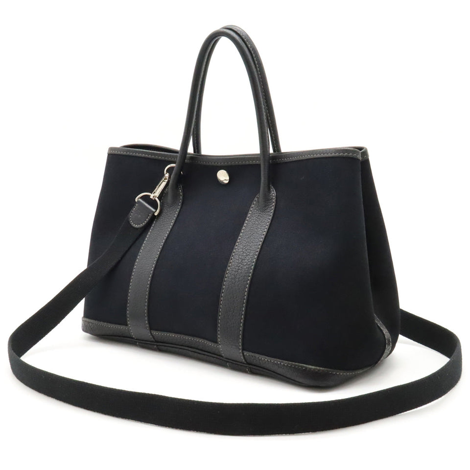 Hermes Garden Party TPM Tote Bag Handbag 2way Shoulder Bag