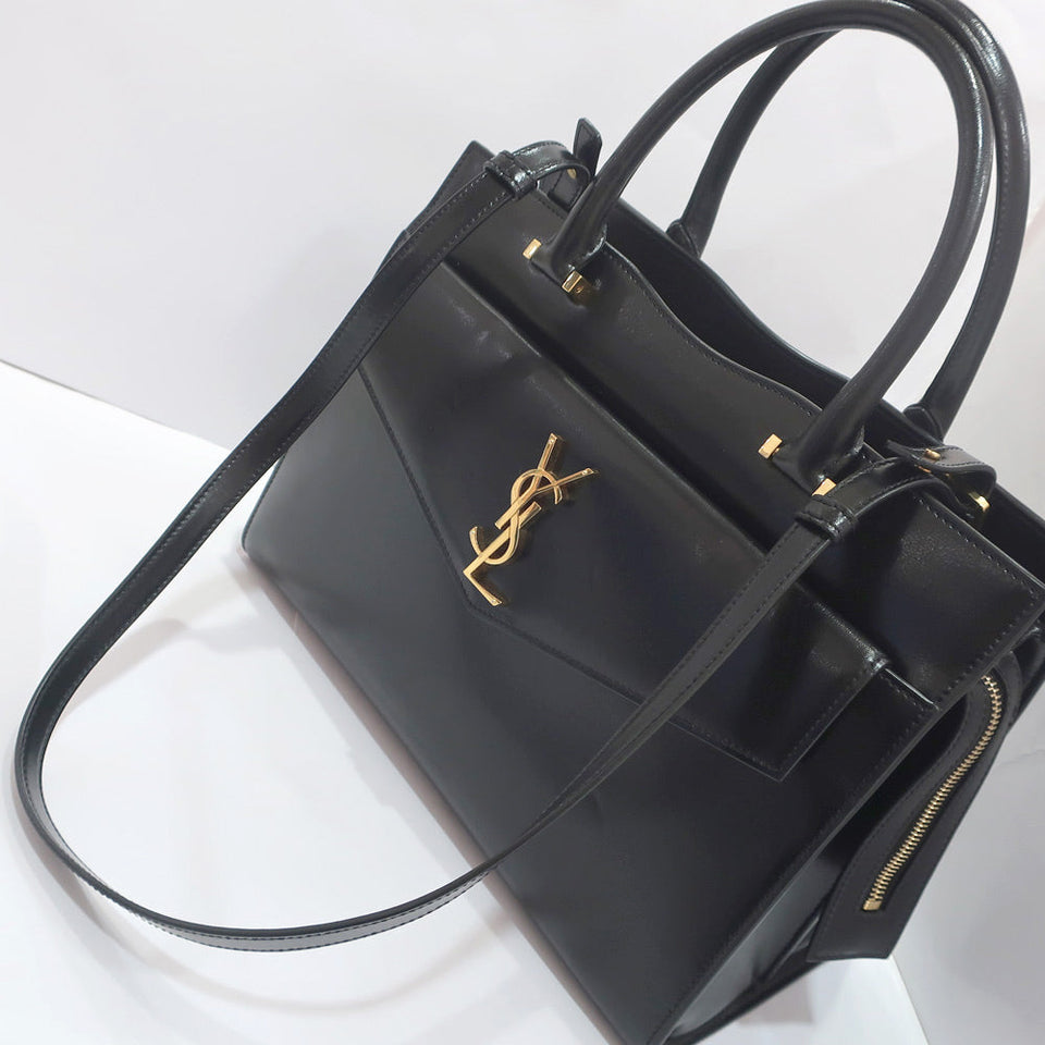 Yves Saint Laurent- 2 Way Hand Bag Shoulder Bag