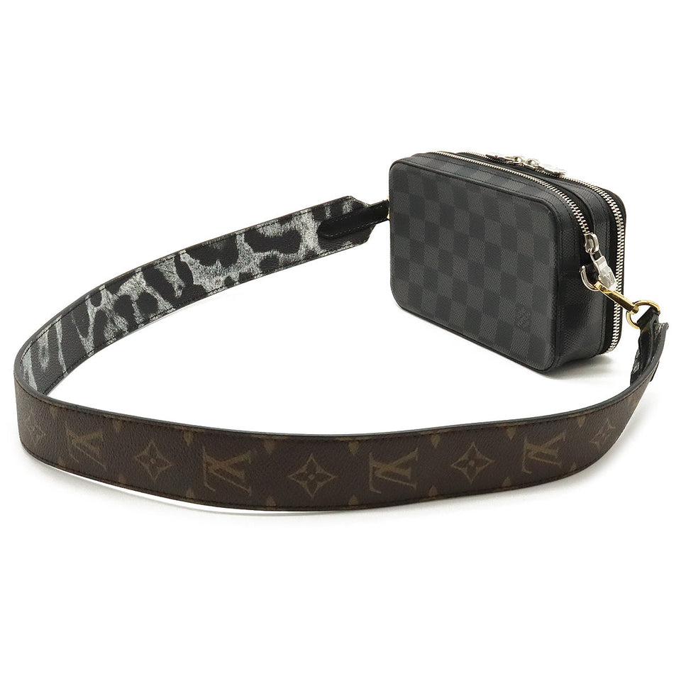 Louis Vuitton Damier Graphite Alpha Wearable Wallet