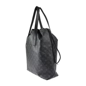 Louis Vuitton Monogram Eclipse Tote Bag Leather Black