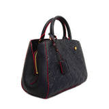 Louis Vuitton Monogram Emplant Montaigne BB Marine Rouge