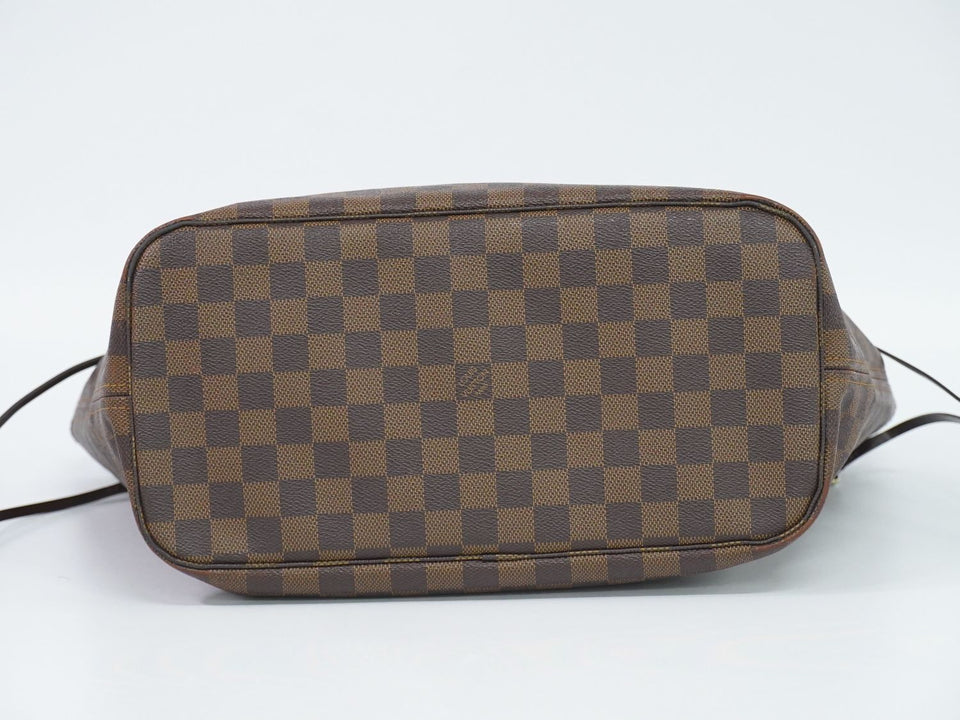 Louis Vuitton Neverfull MM Damier Ebene Tote Bag