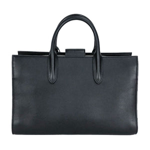 Saint Laurent- Gauche Calf Black Tote Bag