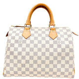 Louis Vuitton Handbag Damier Azur Speedy 30 Boston Bag White