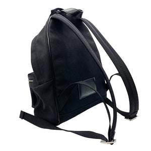 Saint Laurent- City Mini Backpack Leather Black Silver Hardware Rucksack