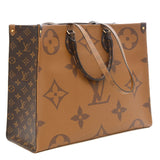 Louis Vuitton Monogram Giant Monogram Reverse On The Go MM 2way Bag