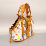 Louis Vuitton Handbag Monogram Multicolor Theda GM White
