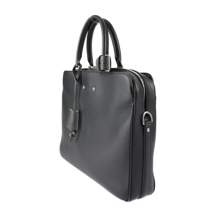 Louis Vuitton Armand Briefcase MM Business Bag Taurillon Leather Noir Black