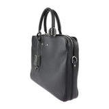 Louis Vuitton Armand Briefcase MM Business Bag Taurillon Leather Noir Black