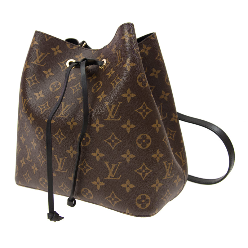 Louis Vuitton NeoNoe Monogram Shoulder Bag Black