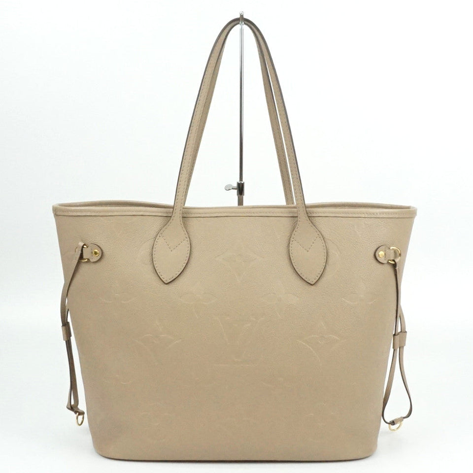 Louis Vuitton Neverfull MM Monogram Implant Tourtrell Greige Tote Bag