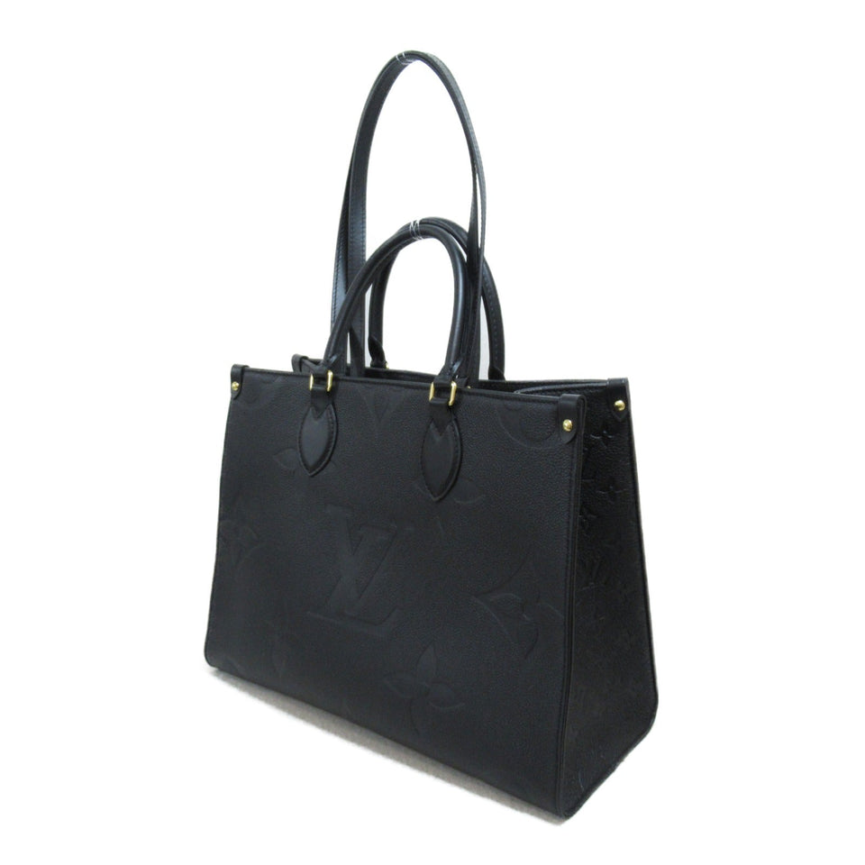 Louis Vuitton On The Go MM Shoulder Bag Empreinte Noir Black