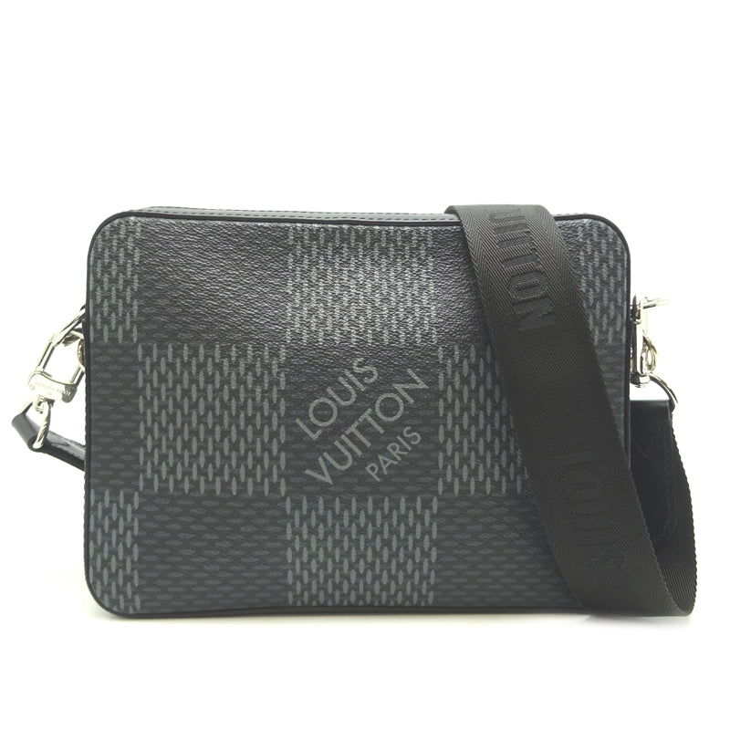 Louis Vuitton Trio Messenger Shoulder Bag Damier