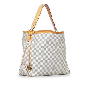Louis Vuitton Damier Azur Delightful MM Shoulder Bag