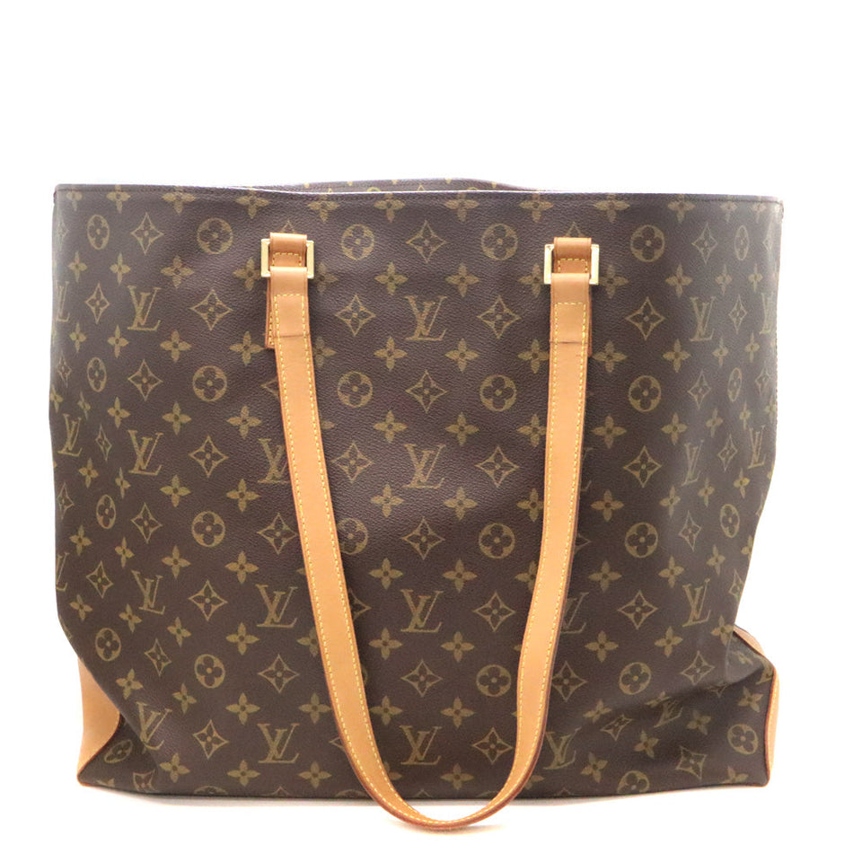 Louis Vuitton Cavalto Tote Bag Monogram Brown