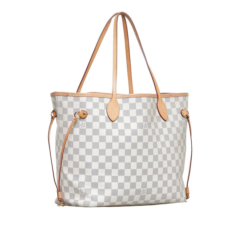 Louis Vuitton Damier Azur Neverfull MM Tote Bag