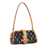 Louis Vuitton Monogram Multicolor Shirley Handbag Black Multicolor PVC Leather
