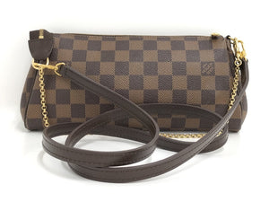 Louis Vuitton Eva 2way Shoulder Bag Damier Ebene