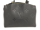 Louis Vuitton Grand Palais MM Monogram Emplant Leather Noir Black