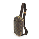 Louis Vuitton Monogram Pochette Gange Body Bag Waist Pouch