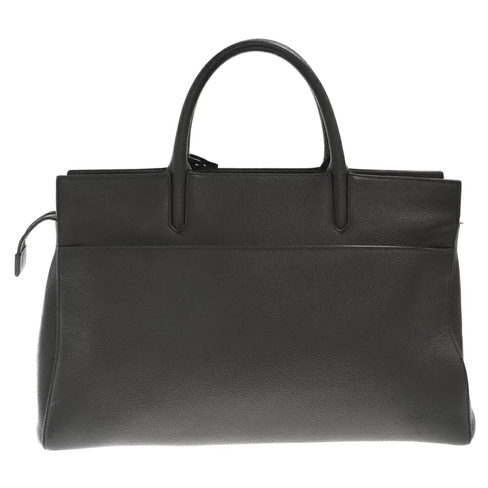 Saint Laurent- Paris Cava Rive Gauche Medium Handbag Gray