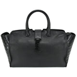 Saint Laurent- PARIS Downtown Cabas Shoulder Bag Leather Black
