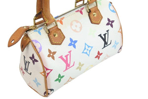 Louis Vuitton Takashi Murakami Mini Speedy White Bron Monogram