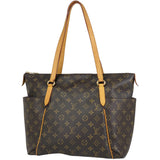 Louis Vuitton Totally MM Monogram Shoulder Bag Brown