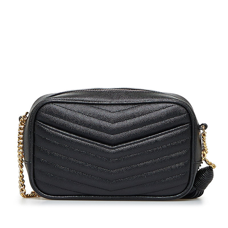 Saint Laurent- Tassel Chain Shoulder Bag Mini Crossbody Bag Black