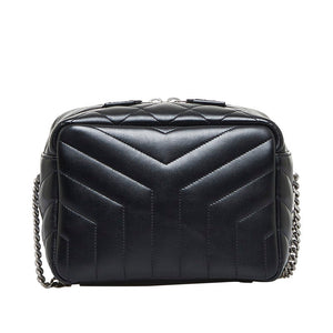 Saint Laurent- Crossbody Chain Shoulder Bag Black