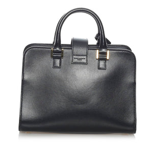 Saint Laurent- Baby Cabas Black Leather Handbag Shoulder Bag