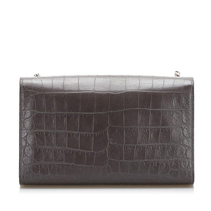 Saint Laurent- Kate Double Chain Shoulder Brown
