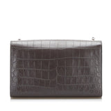 Saint Laurent- Kate Double Chain Shoulder Brown