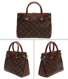 Louis Vuitton 2way Shoulder Bag Handbag Pallas BB Monogram
