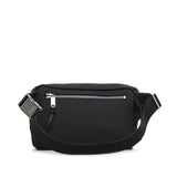 Saint Laurent- Body Bag Waist Bag Canvas Leather Black
