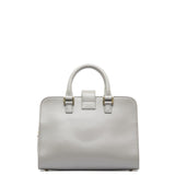 Saint Laurent- Monogram Cabas Handbag Leather Gray