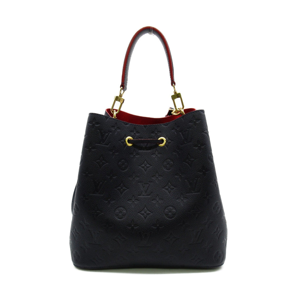Louis Vuitton Neonoe Shoulder Bag Monogram Implant Marine Rouge