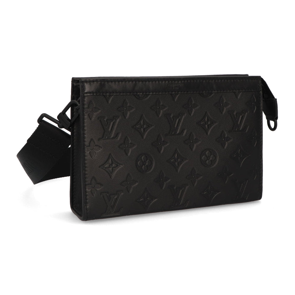 Louis Vuitton Gaston Wearable Wallet Shoulder Bag Purse Black
