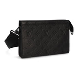 Louis Vuitton Gaston Wearable Wallet Shoulder Bag Purse Black