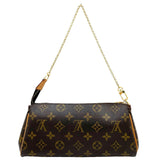 Louis Vuitton Monogram Eva Chain Shoulder Bag Brown