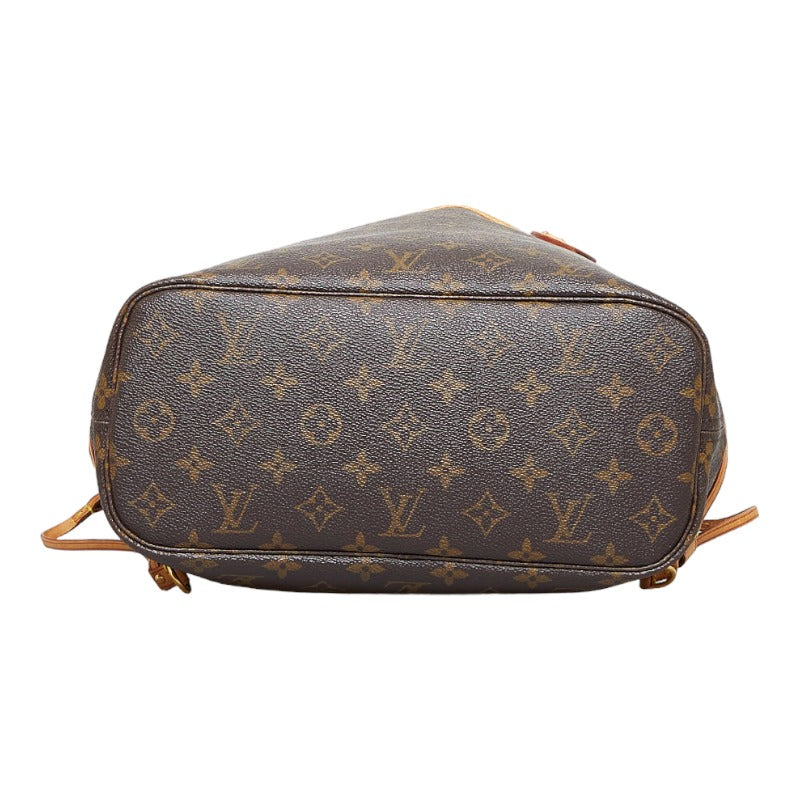 Louis Vuitton Monogram Neverfull PM Handbag Tote Bag Brown