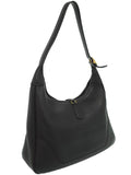 Hermes Trim G Engraved Shoulder Bag Black