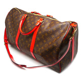 Louis Vuitton Keepall Bandouliere 50 Monogram Red