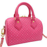 Louis Vuitton Speedy Bandouliere 20 Rose Shoulder Bag Pink