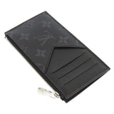 Louis Vuitton Coin Case Monogram Eclipse Coin Card Holder Black