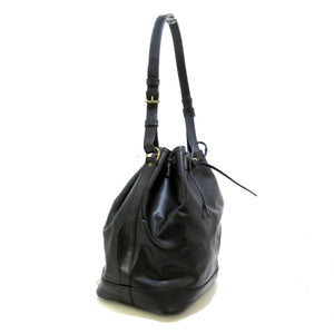 Louis Vuitton Noe Shoulder Bag Noir Leather